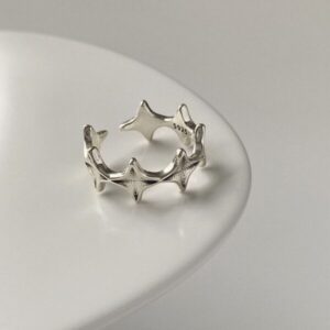 Anillo corona de estrellas